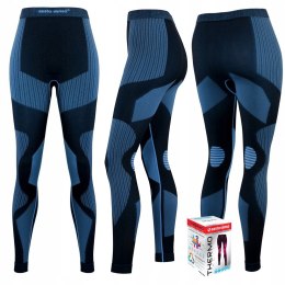 Spodnie TERMOAKTYWNE damskie legginsy bezszwowe SESTO SENSO - S
