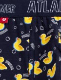 Bokserki męskie 2 PARY dopasowane w kaczki ATLANTIC 2MH-066 - XL