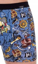 Bokserki męskie z NADRUKIEM szorty bawełniane CORNETTE TATTOO 230 - XL Bokserki męskie z NADRUKIEM szorty bawełniane CORNETTE TATTOO 230 - XL