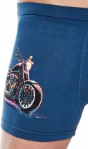 Bokserki męskie z NADRUKIEM szorty bawełniane CORNETTE TATTOO 232 - M Bokserki męskie z NADRUKIEM szorty bawełniane CORNETTE TATTOO 232 - M