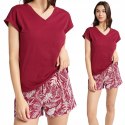 Piżama damska BAWEŁNIANA krótki rękaw HENDERSON XL