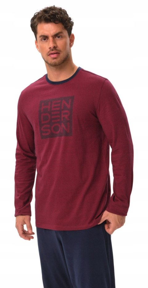 Piżama męska 100% BAWEŁNA z długim rękawem HENDERSON JARVIS - XXL