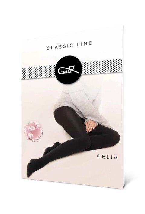 Rajstopy bawełniane kryjące ciepłe gładkie GATTA CELIA 100DEN - M Rajstopy bawełniane kryjące ciepłe gładkie GATTA CELIA 100DEN - M