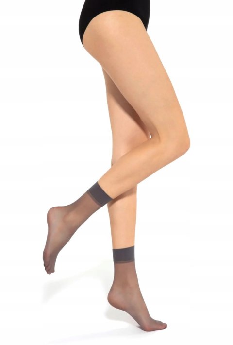Skarpetki Lycra 2 PARY GATTA LAR 15DEN grafit Skarpetki Lycra 2 PARY GATTA LAR 15DEN grafit