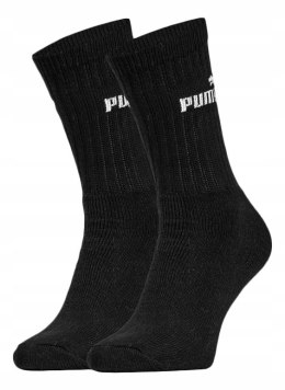 Skarpety długie sportowe 3-PAK czarne PUMA CREW SOCK - 35-38
