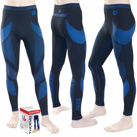 Spodnie TERMOAKTYWNE męskie ciepłe kalesony termiczne SESTO SENSO - S