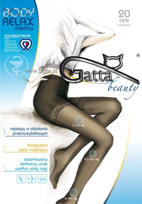 Gatta BODY RELAXMEDICA - Rajstopy damskie 20 DEN Gatta BODY RELAXMEDICA - Rajstopy damskie 20 DEN