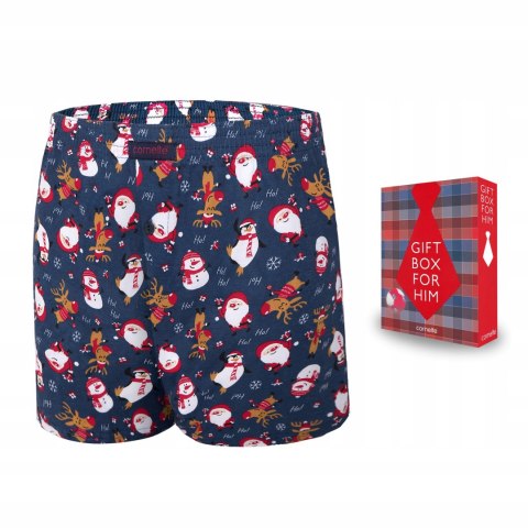 Bokserki świąteczne PREZENT CORNETTE 16/15 - L Bokserki świąteczne PREZENT CORNETTE 16/15 - L