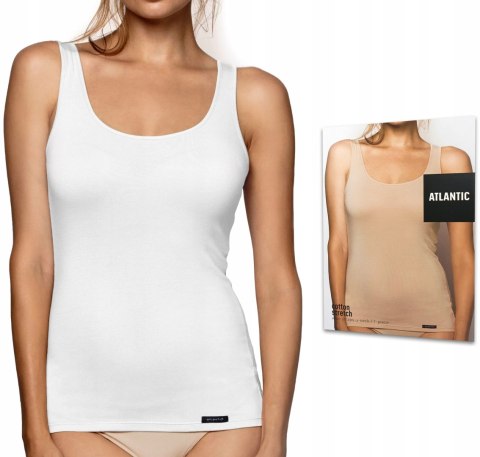 Koszulka damska na ramiączkach bawełniana podkoszulek ATLANTIC 198 - S