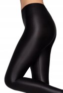 Legginsy połyskujące kryjące wysoki stan GATTA BLACK BRILLANT - L/4