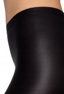 Legginsy połyskujące kryjące wysoki stan GATTA BLACK BRILLANT - L/4