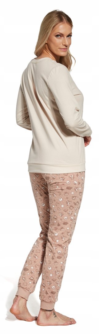 Piżama Damska Bawełniana CORNETTE długi rękaw - S