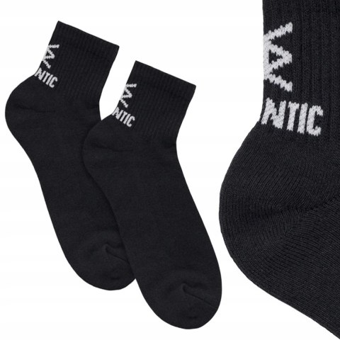 Skarpety męskie ZAKOSTKI skarpetki bawełna ATLANTIC MC-002 czarne - 39-42
