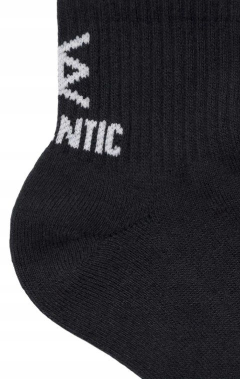 Skarpety męskie ZAKOSTKI skarpetki bawełna ATLANTIC MC-002 czarne - 39-42