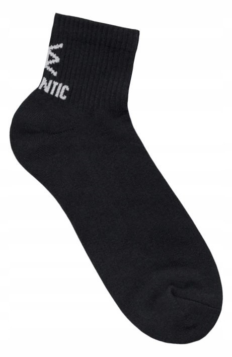 Skarpety męskie ZAKOSTKI skarpetki bawełna ATLANTIC MC-002 czarne - 39-42