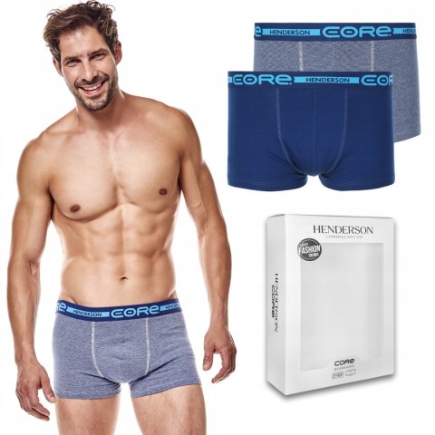 Bokserki męskie 2 PAK SZORTY HENDERSON 36196 - M Bokserki męskie 2 PAK SZORTY HENDERSON 36196 - M