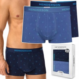 Bokserki męskie 2-PAK majtki bawełniane HENDERSON 41924 JOY - XL