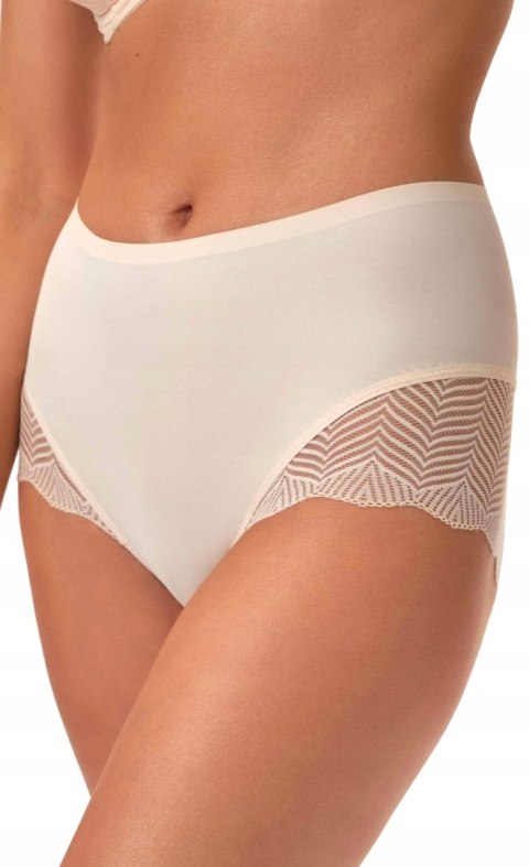 Majtki damskie z wysokim stanem 2 KOLORY siateczka HENDERSON PASSY - L