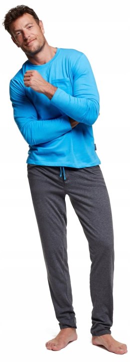 PIŻAMA męska długi rękaw HENDERSON 37295-55x - XXL