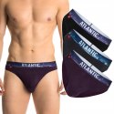 Slipy męskie 3-PAK majtki ATLANTIC 3MP-139 - XXL