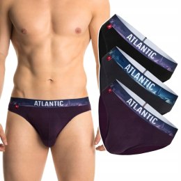Slipy męskie 3-PAK majtki ATLANTIC 3MP-139 - XXL
