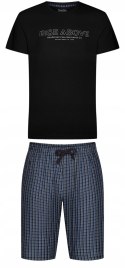 Piżama męska HENDERSON DOJO 38883-99X kr.r. - r XL
