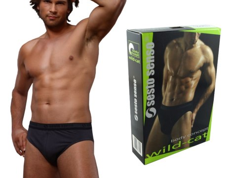 Sesto Senso Slipy Męskie Wildcat Bawełna Komfortowe Klasyczne - kolory M