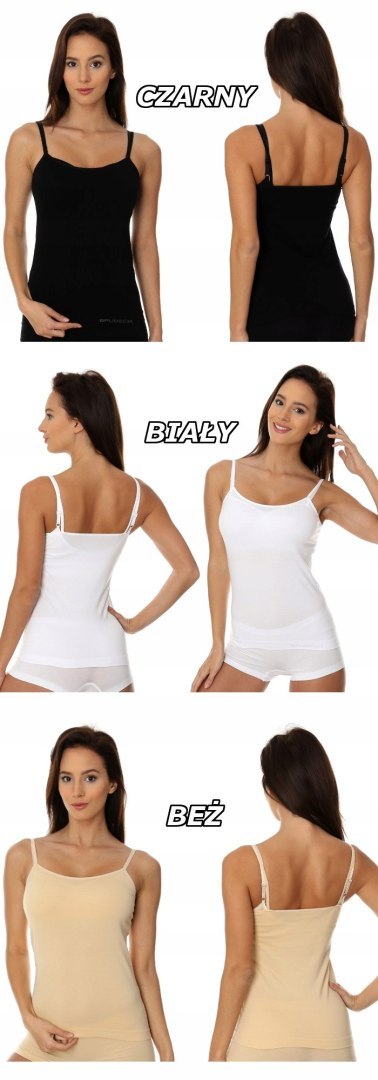KOSZULKA DAMSKA BRUBECK camisole CM00210A r L KOSZULKA DAMSKA BRUBECK camisole CM00210A r L