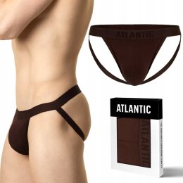 Odkryte Slipy męskie majtki z paskami JOCKSTRAP ATLANTIC 1571 - L