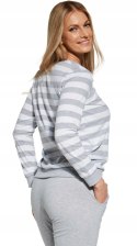 Piżama damska bawełniana DRESOWA długa CORNETTE MOLLY 634/30 - XL