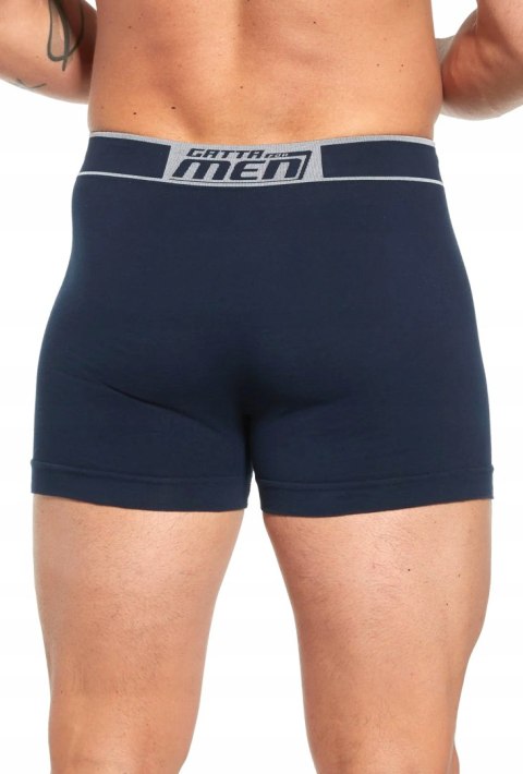 Bokserki męskie bawełniane GATTA COTTON BOXER granat - L Bokserki męskie bawełniane GATTA COTTON BOXER granat - L