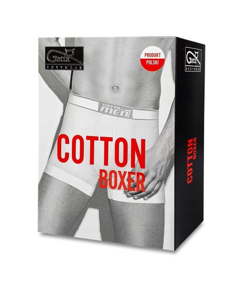 Bokserki męskie bawełniane GATTA COTTON BOXER granat - L Bokserki męskie bawełniane GATTA COTTON BOXER granat - L