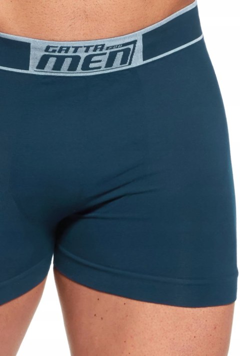 Bokserki męskie bawełniane GATTA COTTON BOXER ocean blue - XL Bokserki męskie bawełniane GATTA COTTON BOXER ocean blue - XL