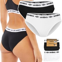Figi Damskie Sportowe 2 PARY Bawełniane Majtki UMBRO - M