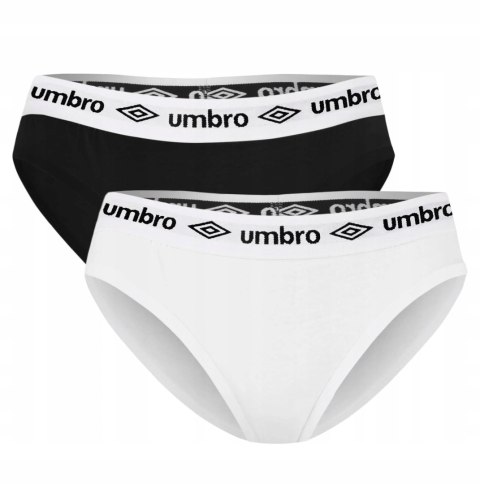 Figi Damskie Sportowe 2 PARY Bawełniane Majtki UMBRO - M Figi Damskie Sportowe 2 PARY Bawełniane Majtki UMBRO - M