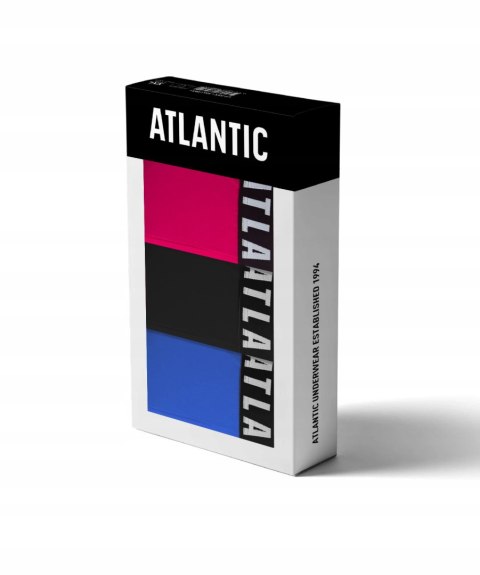 Slipy męskie 3 KOLORY majtki bawełniane sportowe ATLANTIC 3MP-094 - M