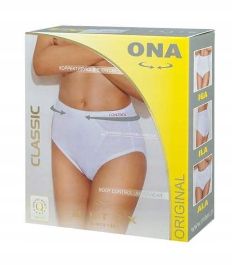 Figi damskie MODELUJĄCE majtki z wysokim stanem MITEX ONA - XXL Figi damskie MODELUJĄCE majtki z wysokim stanem MITEX ONA - XXL
