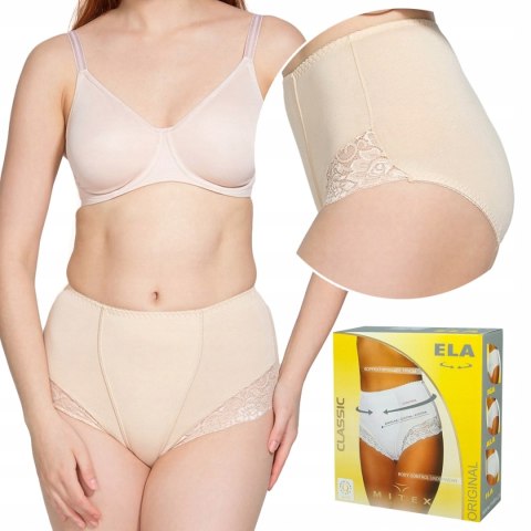Figi damskie WYSZCZUPLAJĄCE majtki z wysokim stanem MITEX ELA - XL