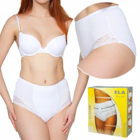 Figi damskie WYSZCZUPLAJĄCE majtki z wysokim stanem MITEX ELA - XL