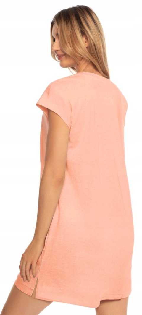 Koszula nocna damska 100% BAWEŁNA z krótkim rękawem HENDERSON ADORE - XL Koszula nocna damska 100% BAWEŁNA z krótkim rękawem HENDERSON ADORE - XL