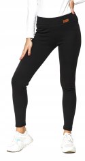 Legginsy ocieplane z wysokim stanem gładkie MORAJ - L/XL