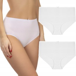 Majtki damskie FIGI 2 PARY bawełniane WYSOKI STAN LAMA 400MD - 4XL