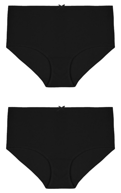 Majtki damskie FIGI 2 PARY bawełniane WYSOKI STAN LAMA 400MD - XXL