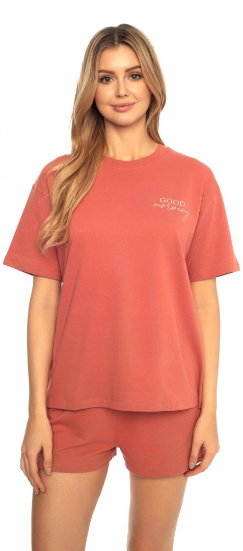 Piżama damska letnia 100% BAWEŁNA z krótkim rękawem HENDERSON ABSTRACT - XL Piżama damska letnia 100% BAWEŁNA z krótkim rękawem HENDERSON ABSTRACT - XL