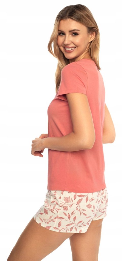 Piżama damska letnia 100% BAWEŁNA z krótkim rękawem HENDERSON ARLY - S