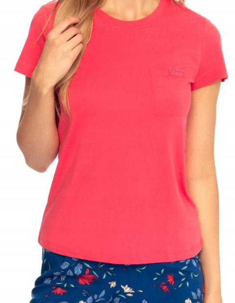 Piżama damska letnia BAWEŁNIANA z krótkim rękawem HENDERSON AVA - XL