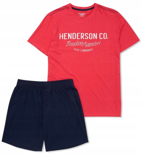 Piżama męska 100% BAWEŁNA z krótkim rękawem HENDERSON CREED - M Piżama męska 100% BAWEŁNA z krótkim rękawem HENDERSON CREED - M