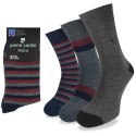Skarpety męskie garniturowe PIERRE CARDIN 3 PARY - 39-42