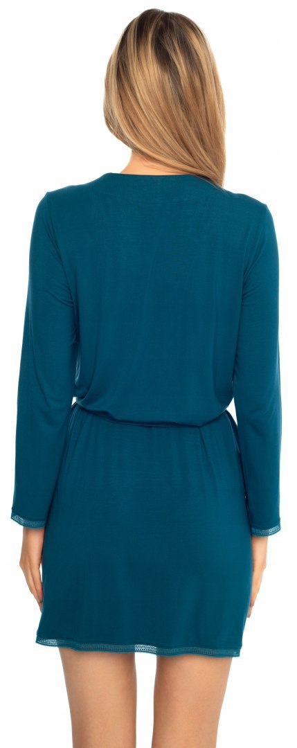 Szlafrok damski z WISKOZY wiązany w pasie HENDERSON ALENA - XL Szlafrok damski z WISKOZY wiązany w pasie HENDERSON ALENA - XL