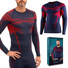 Bluza męska TERMOAKTYWNA koszulka długi rękaw BRUBECK DRY - XL